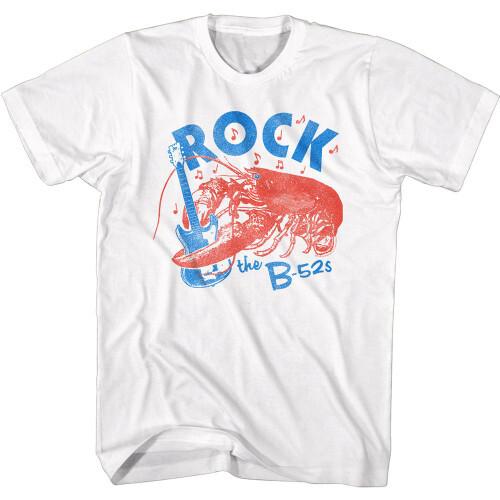 The B-52's Rock Lobster White Adult T-Shirt