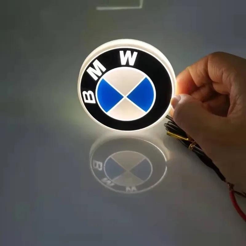 8.2CM 4D светодиодный габаритный фонарь модифицированная подсветка значка BWM передняя и задняя подходит для значков BMW 1, 3 Серии, X1, X3, X5, X7.
