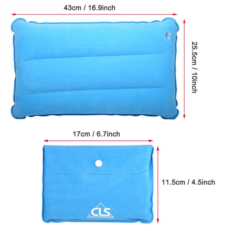 2 цвета на открытом воздухе портативная складная повседневная надувная подушка для кемпинга, скалолазания, пешего туризма