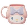 Skater Ceramic Mug, 390ml, Die-Cut, My Melody, Sanrio, CHMGD4-A