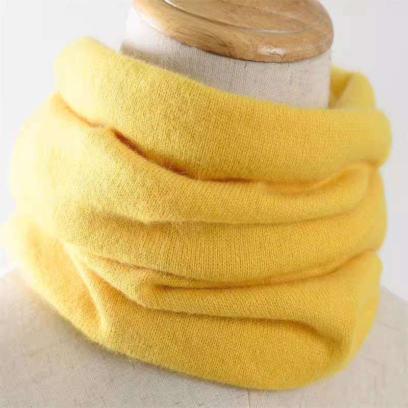 Cozy Cashmere-Blend Knit Neck Gaiter - Windproof, Warm & Breathable Scarf for Women | Perfect for Winter Outdoors