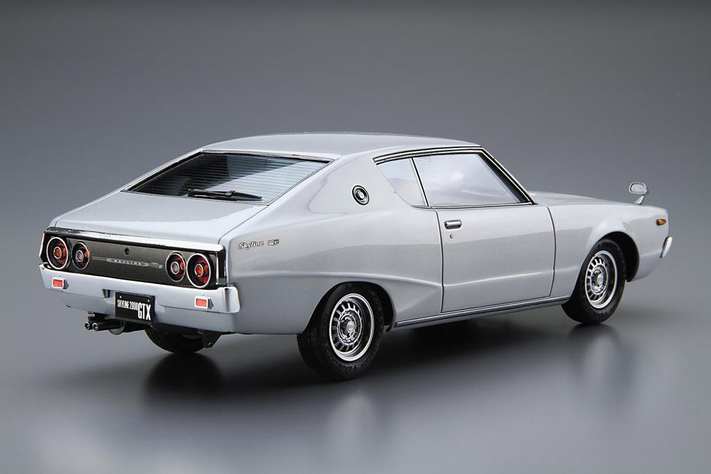 Aoshima Bunka Kyozai Серия Модель автомобиля Nissan GC111 Skyline 1976 Пластиковая модель 1/24 №51 HT2000GTX-E S