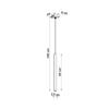 Lampa Wisząca Pastelo 1 G9 Czarny Sollux Sl.0469