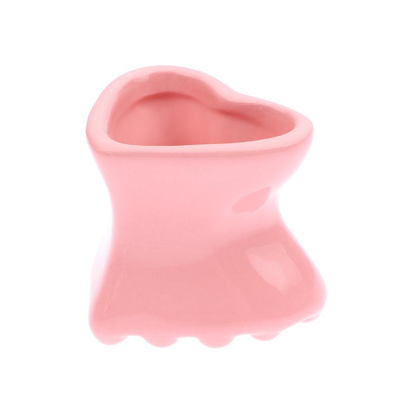 Розовый трехмерный инструмент для массажа лица и тела «Любовь Гуаша», керамическая доска Гуаша для массажа и подтяжки лица