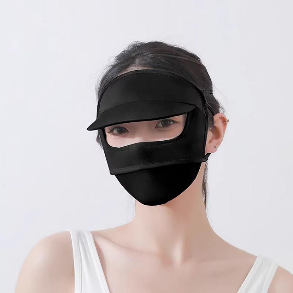 UV Proof Face Cover Scarf Quick Drying Cycling Face Mask Breathable Sunscreen Mask Women