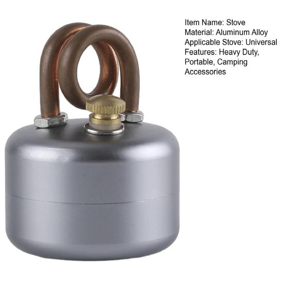 Портативная походная плита Ультралегкий ветрозащитный обогреватель Горелка Для активного отдыха Туризм Пеший туризм Аварийный Алюминиевый сплав Жидкотопливная печь