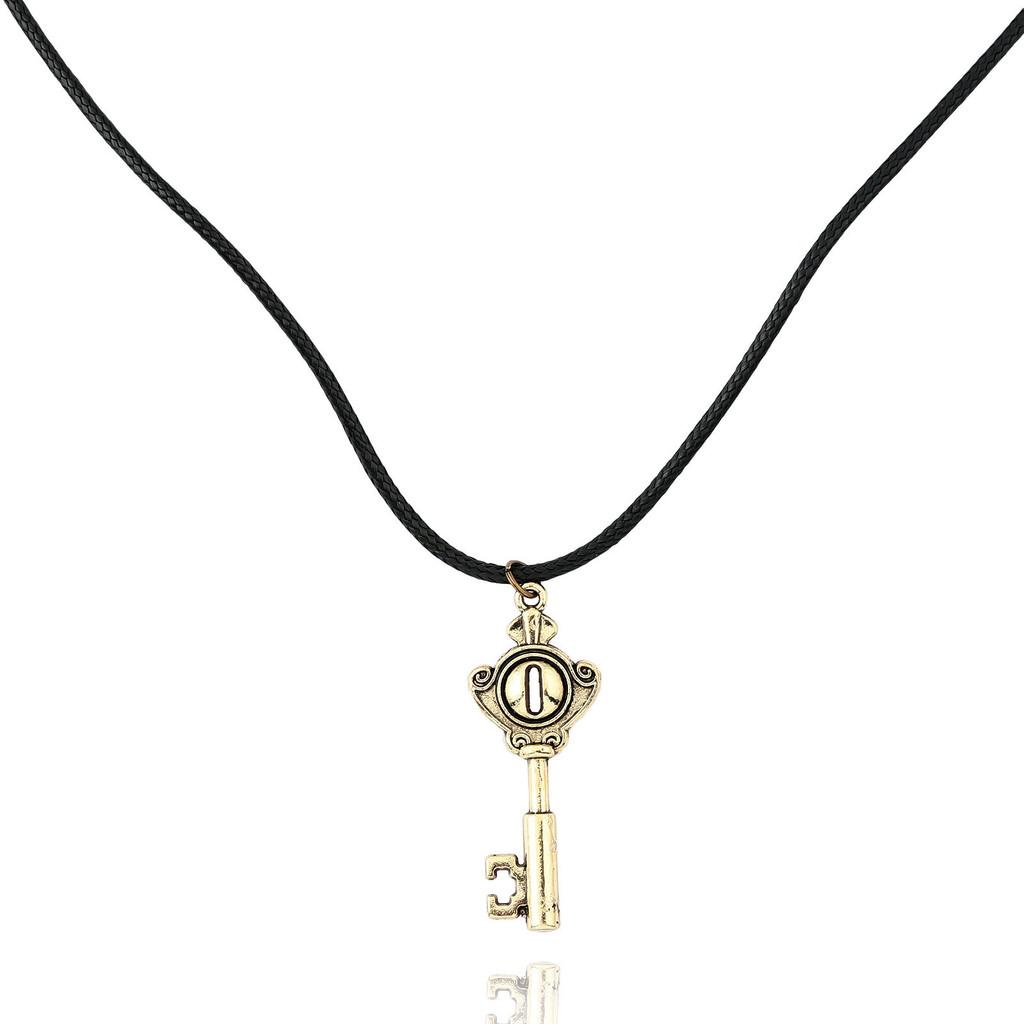 Совиный Дом Винтажный Дизайн Глаза Ключа Сплав Подвеска Ожерелье Для Фанатов И Коллекционеров