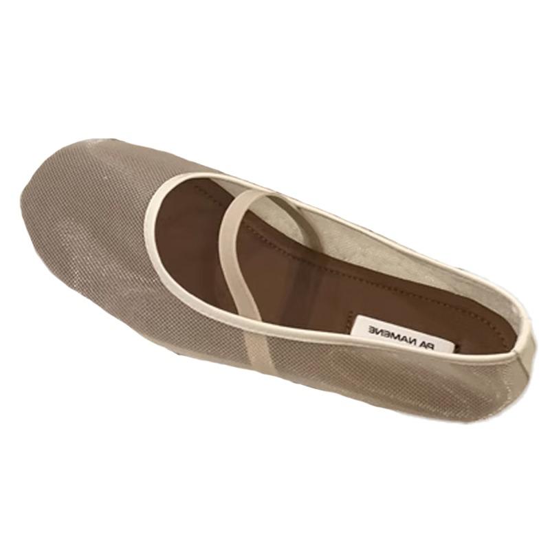 Fashion Designer Women's Flats Mesh Sandals Fad Loafers Shoes Summer Trend 2025 New Walking Soft Shoes Shallow Dress Zapatillas De Mujer