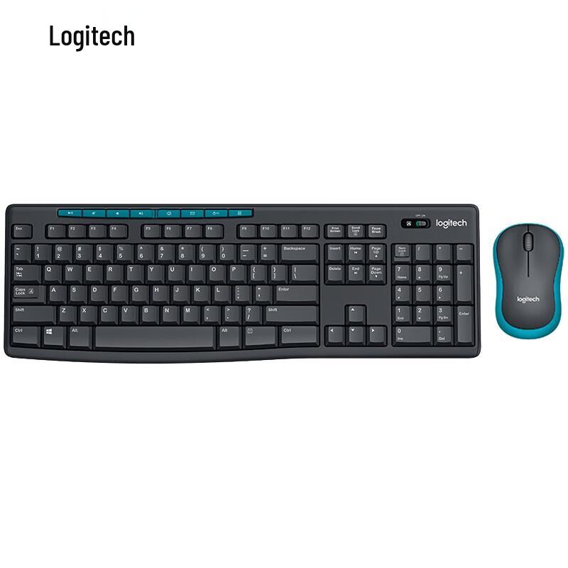 Logitech MK275 Wireless Full-Size Keyboard and Mouse Combo