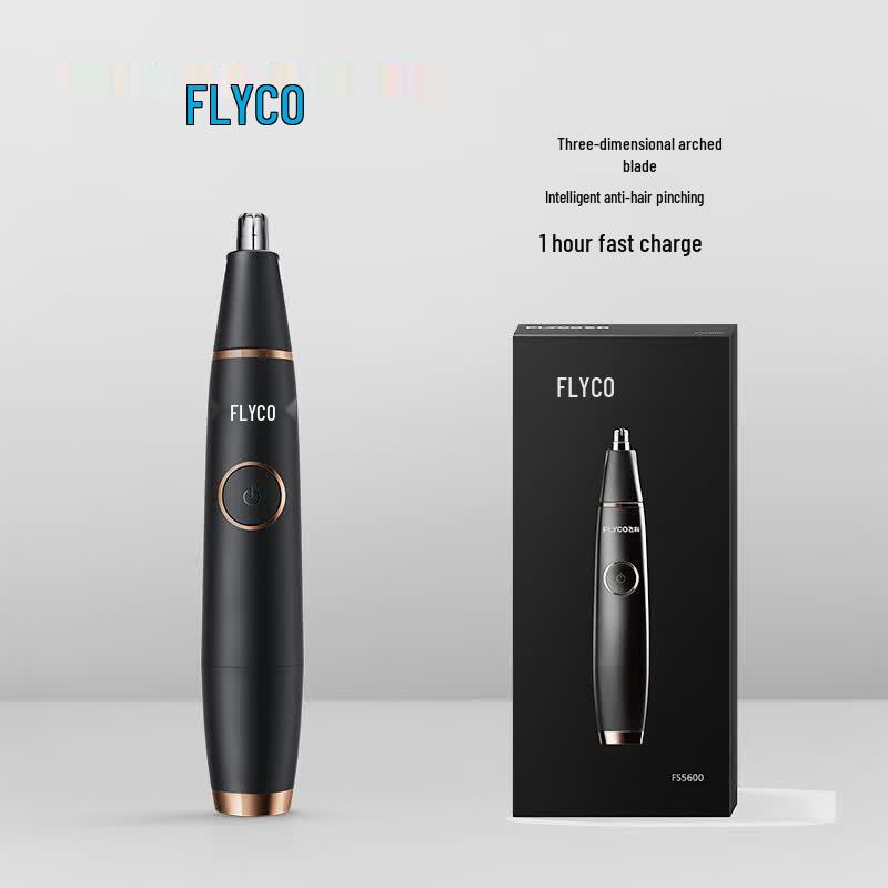 FLYCO Men's Electric Nose Hair Trimmer CN plug (adapter included)