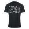 Cavalli Class Men's Zebra Print Logo T-Shirt