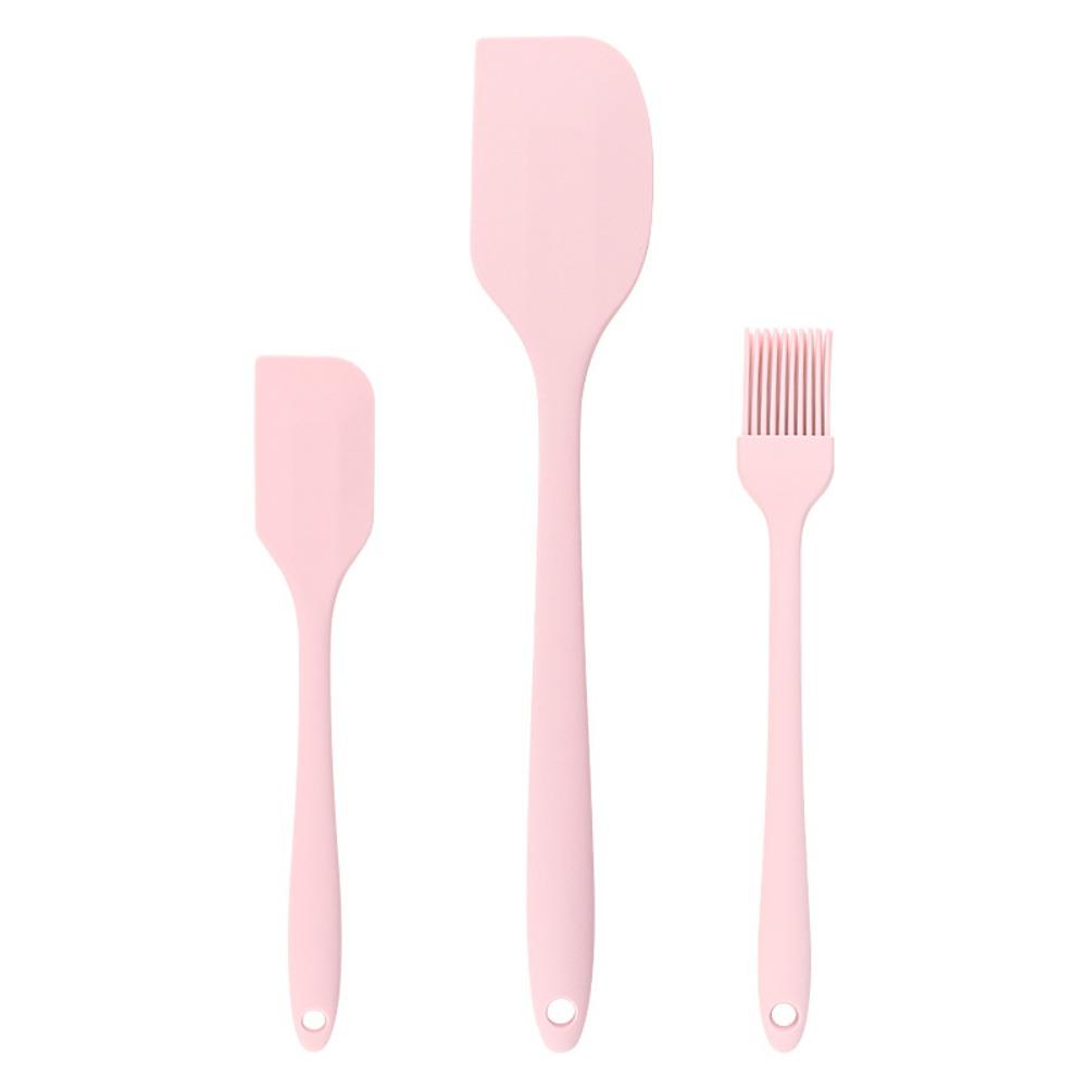 Набор силиконовых лопаток из 3 штук, пищевой силикон, термостойкие, для посуды с антипригарным покрытием, кухонный гаджет, кухонные инструменты