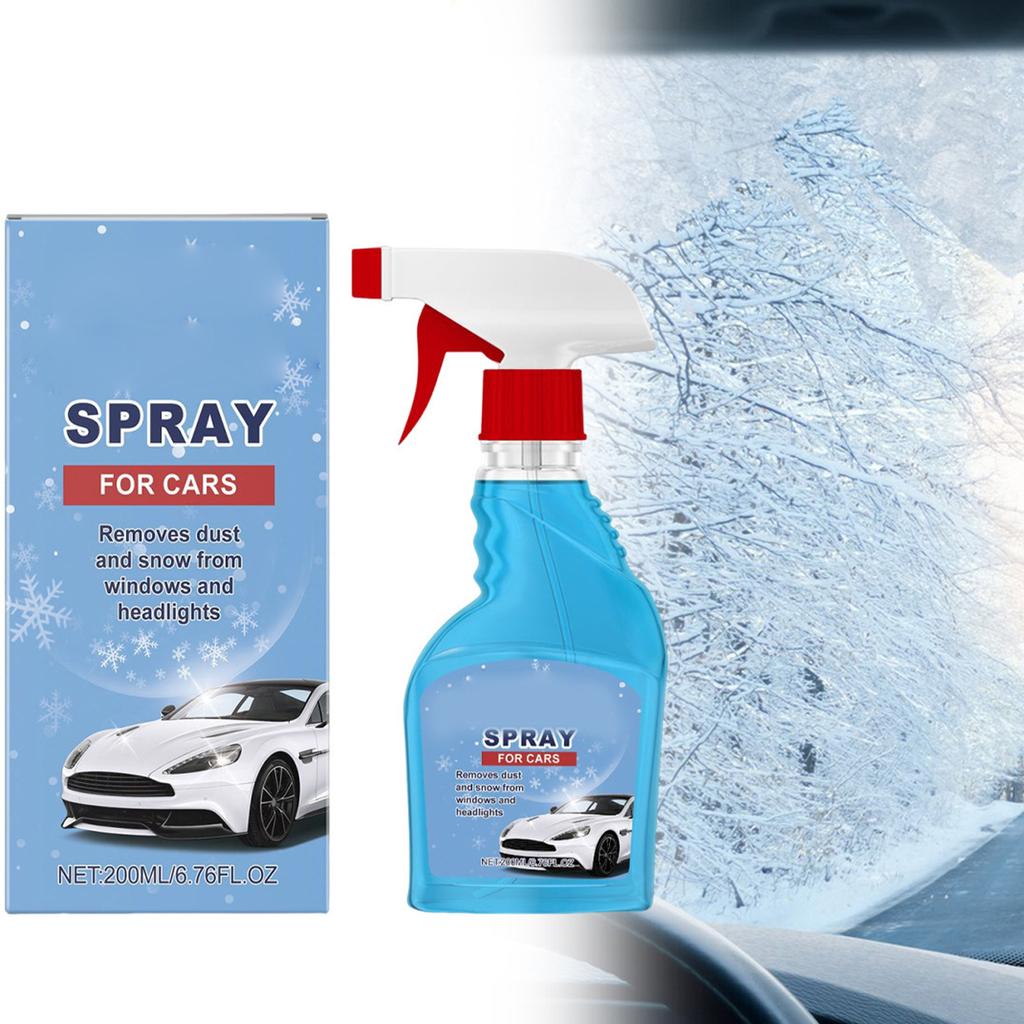 Deicing Spray For Car De-icing And Anti-fogging, Long-lasting, Convenient Deicing Spray 200ML