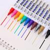 12 Colors Permanent Oil Based Markers Pens, Quick Dry and Waterproof, Great for Rock Painting, Metal, Glass, Fabric, Plastic, Medium Point
