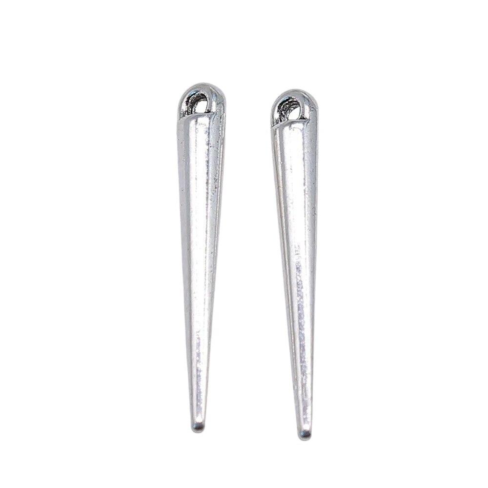 Компоненты конической подвески с обжимными концами и бусинами Женские аксессуары Популярные украшения