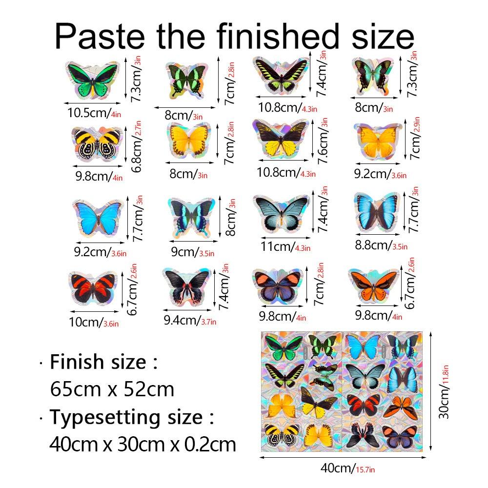 Новые наклейки на оконное стекло «Ловец солнца», электростатические радужные облака, бабочка, радужная призма солнца, наклейка на окно, украшение дома