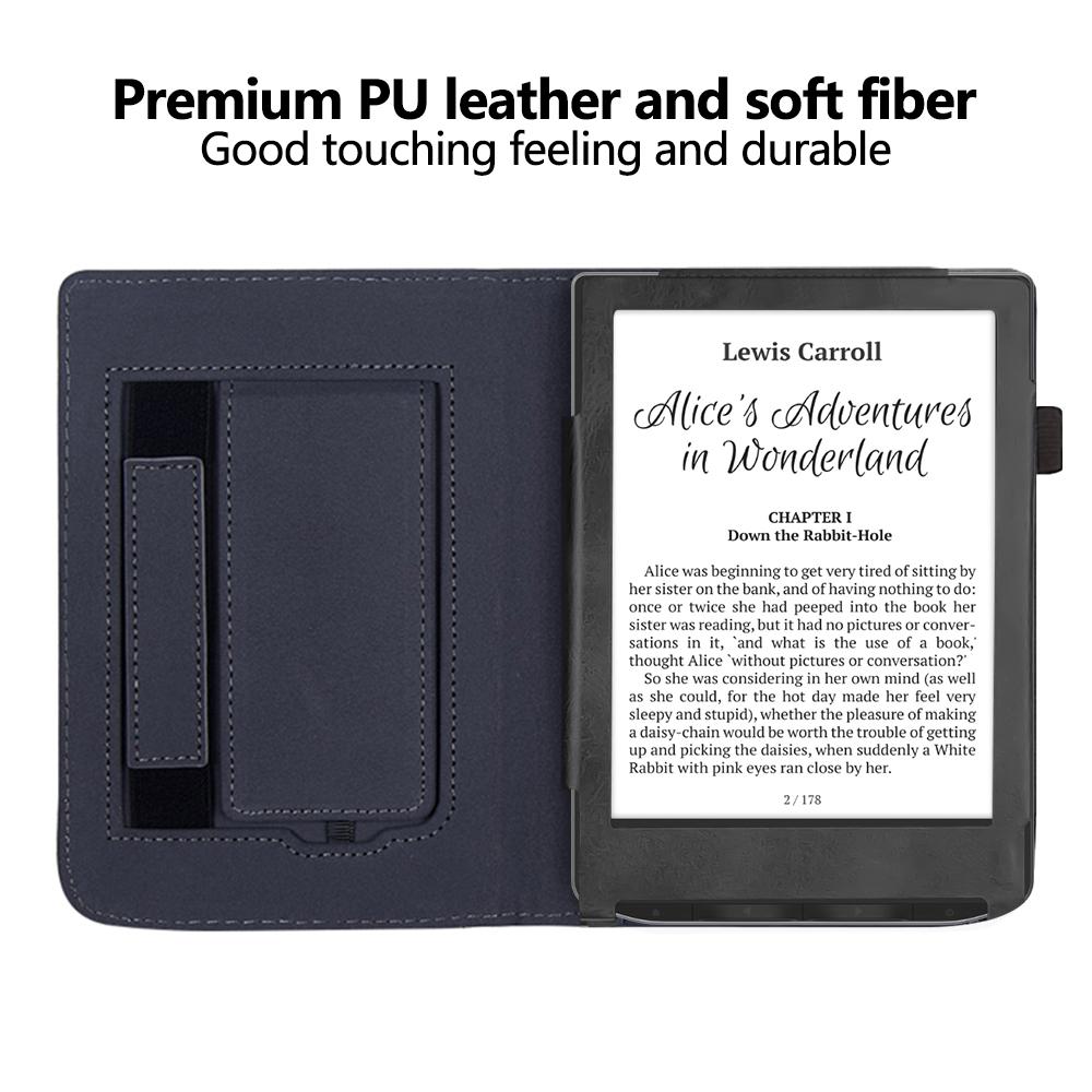 Чехол для PocketBook 619 634K3 634 629 Verse Lite Pro Цветной, 6-дюймовый чехол-книжка для электронной книги Funda с задней подставкой, деловой ручной