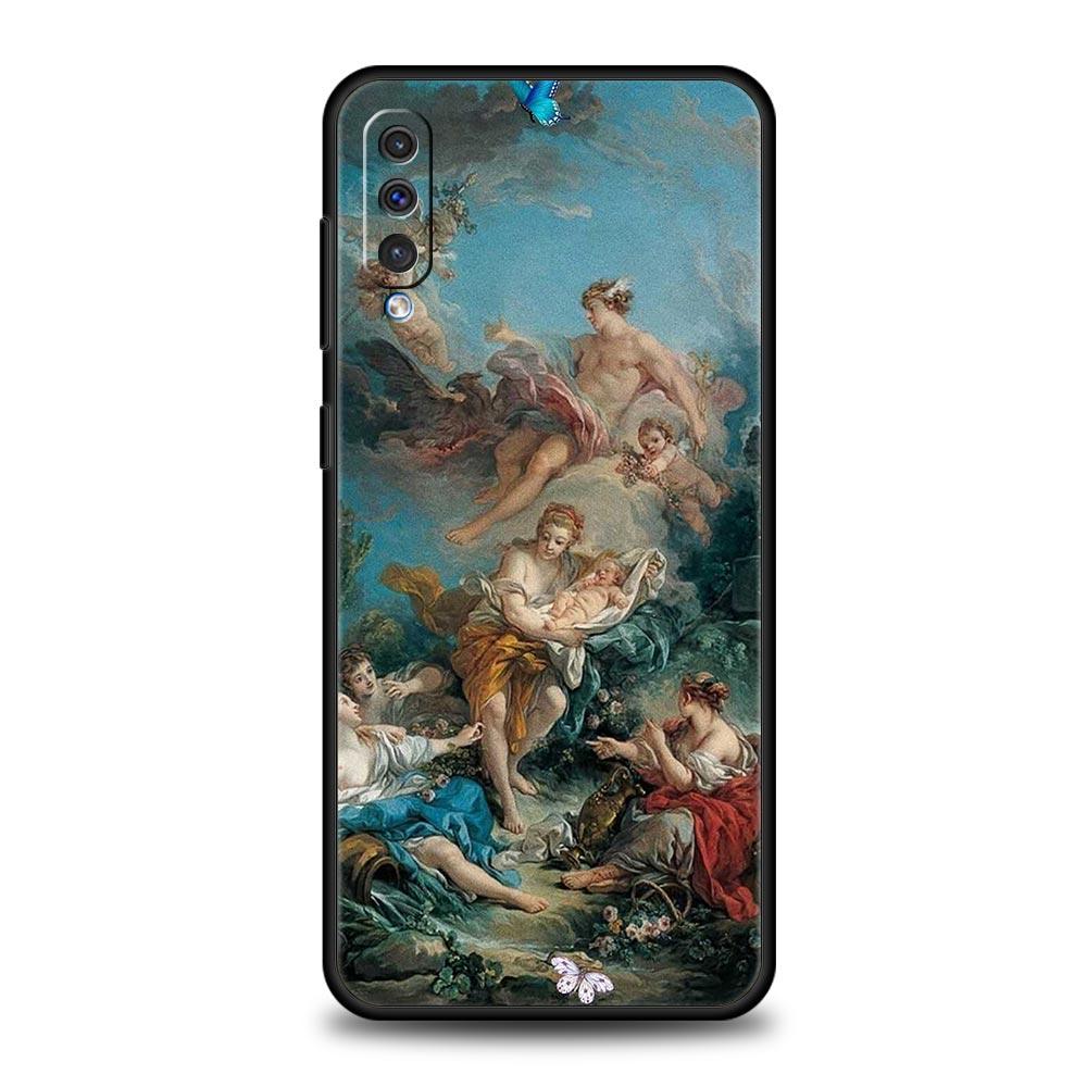 Чехол для телефона с рисунком в стиле Ренессанс для Samsung A52 A14 A50 A70 A10 A30 A40 A20S A20E A02S A12 A22 A34 A42 A32 5G A54 A04s