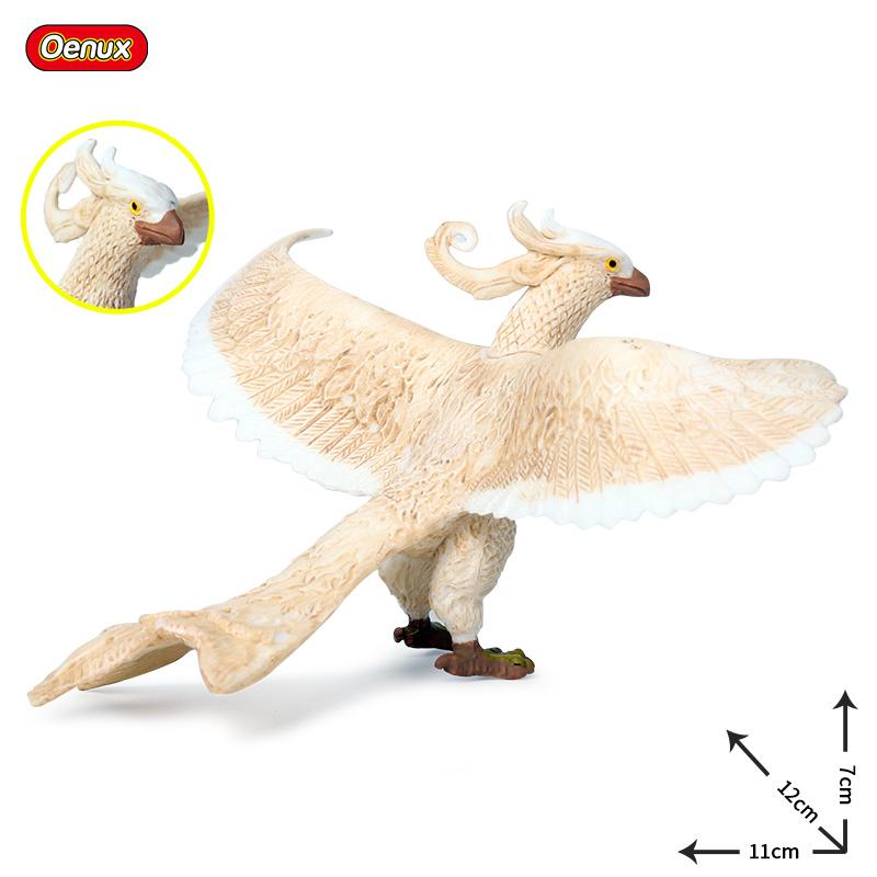 Oenux Original Savage Dinosaurs Myth Dragon Animals Model Fire Bull Octopus Monster Crab Action Figures Kids Collection Toy Gift
