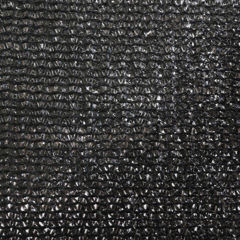 Черная затеняющая сетка для сельского хозяйства, строительства и изоляции