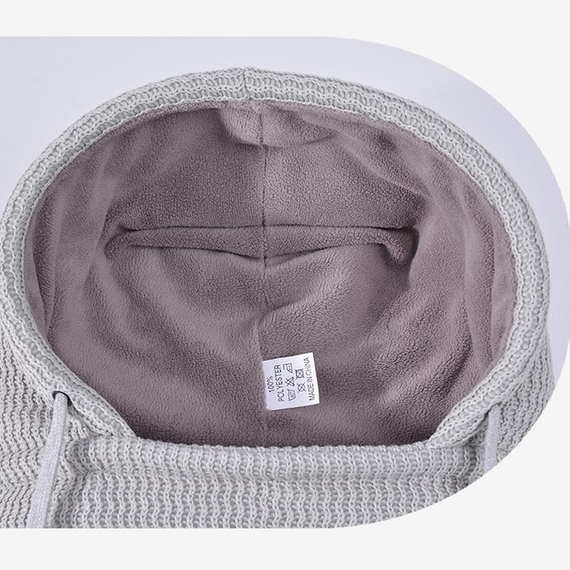 Детская шапка-маска, шарф, интегрированная шапка, зимняя, для мальчиков и девочек, утепленная, для защиты ушей, бархатная шапка-ушанка