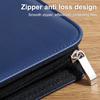 Multifunctional A4/A5 Pu Leather Portfolio For Document Organizer Zippered Bag With Calculator Pens Man Writing Briefcase Office