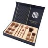 24pcs Knife Fork Spoon Gold Dinnerware Set Food Grade Safe Cutlery Stainless Steel Luxury Tableware Gift Box Dishwasher