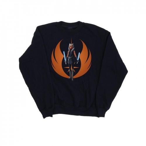 Star Wars Mens Clone Wars Ahsoka Rebel Pose Sweatshirt