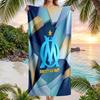 Olympique Lyonnais FC print Quick Dry Beach Towel Microfiber Absorbent Portable Travel Swimming Towel