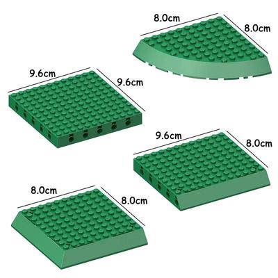 1 шт. MOC Креативные Классические Базовые Пластины Блоки Маленького Размера DIY Кирпичи Соединяющиеся Базовые Пластины ABS Пластиковые Сборочные Пластины Для детей