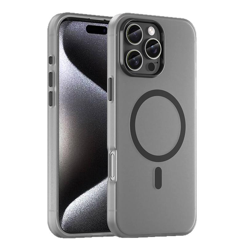iPhone 16 Pro Max Наклейка Наклейка Магнитный Чехол для Мобильного Телефона Apple 16 Plus Мягкий Чехол Чехол для Мобильного Телефона