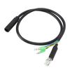 Electric Bike Motor Extension Cable M6 Female 9 Pin Waterproof Extension Cable for Front Rear Hub Motor Conversion Kit 66cm