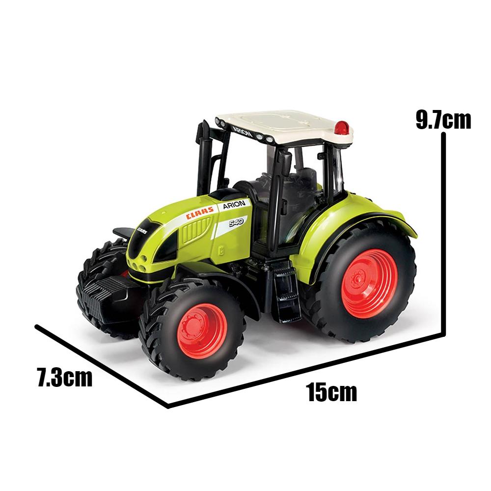 1/32 Claas Tractor Front Loader Transport Agricultural Truck RMZ City Toy Car Farm Model Diecast Miniature Gift for Boy Children