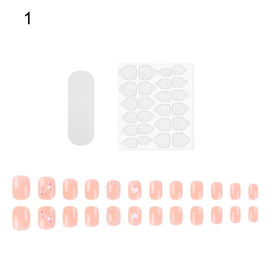 Модные накладные ногти Легко наносятся Привлекательные и устойчивые к выцветанию