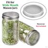 Stainless Steel Jar Mesh Screen Sprouting Lid Cover for Growing Broccoli