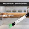 Ловушка для насекомых для взрослых с длинным соплом, работающая от батареек, пылесос для насекомых для помещений, профессиональная ловушка для насекомых с LED-подсветкой для пауков, моли