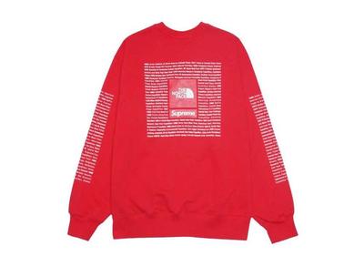 Supreme The North Face Свитшот Красный
