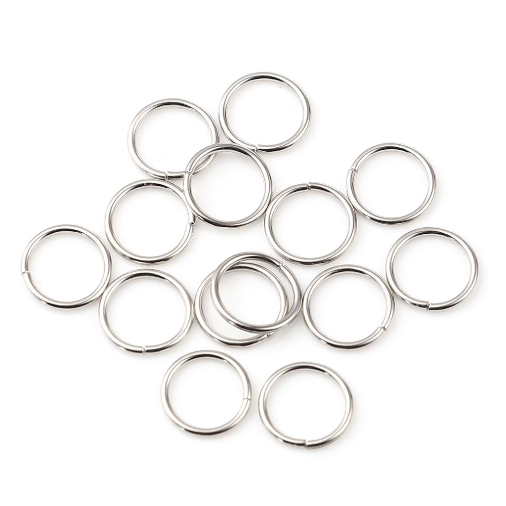 200 PCs/Set Multi-size Multi-Color Iron Based Alloy Open Jump Rings Findings Circle Ring for Making Jewelry DIY 3-12mm Wholesale