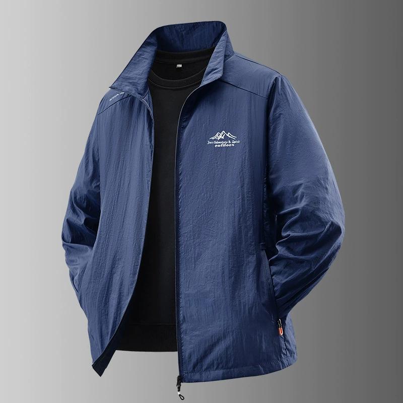 Мужская летняя солнцезащитная куртка, ультралегкая, тонкая, приятная для кожи, дышащая, устойчивая к ультрафиолетовому излучению, рыболовная, шелковая, солнцезащитная куртка