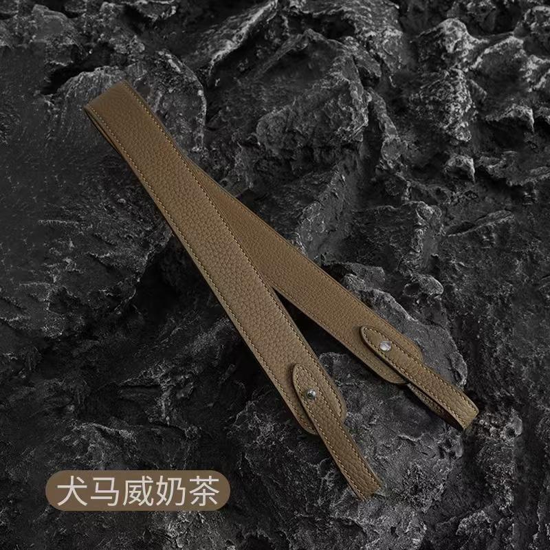 New Genuine Leather Underarm Replacement Strap, Retro Modification Accessory, Adjustable Shoulder Crossbody Leather Strap for Bucket Messenger Style