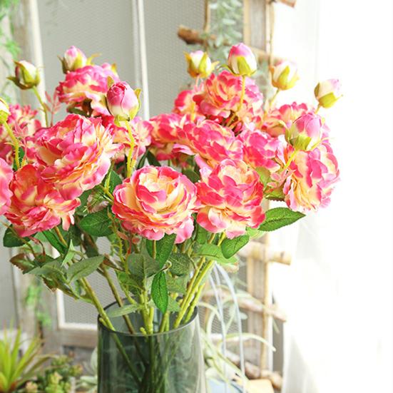 1шт искусственный цветок розы DIY этап партии дома свадьба праздник декор