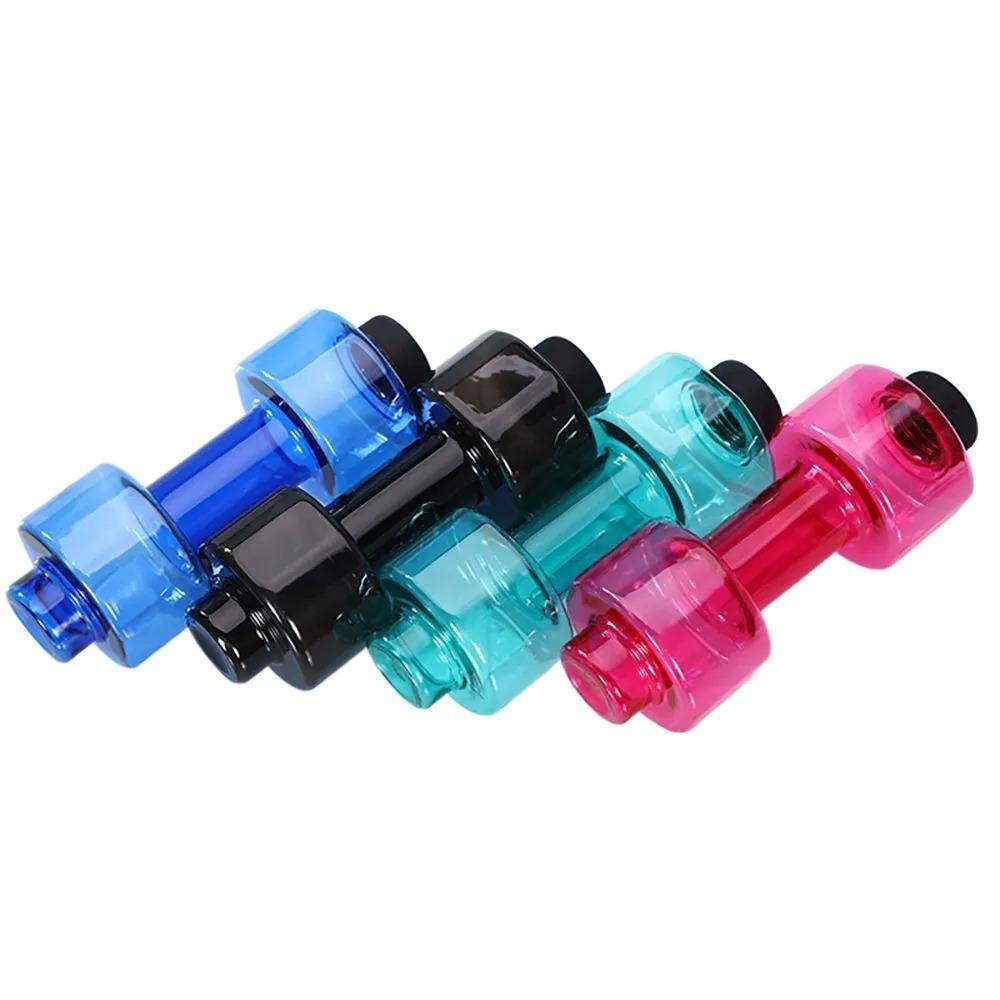 Герметичная спортивная бутылка для воды с большой емкостью для гантелей, гантели, стакан для воды, тяжелая атлетика