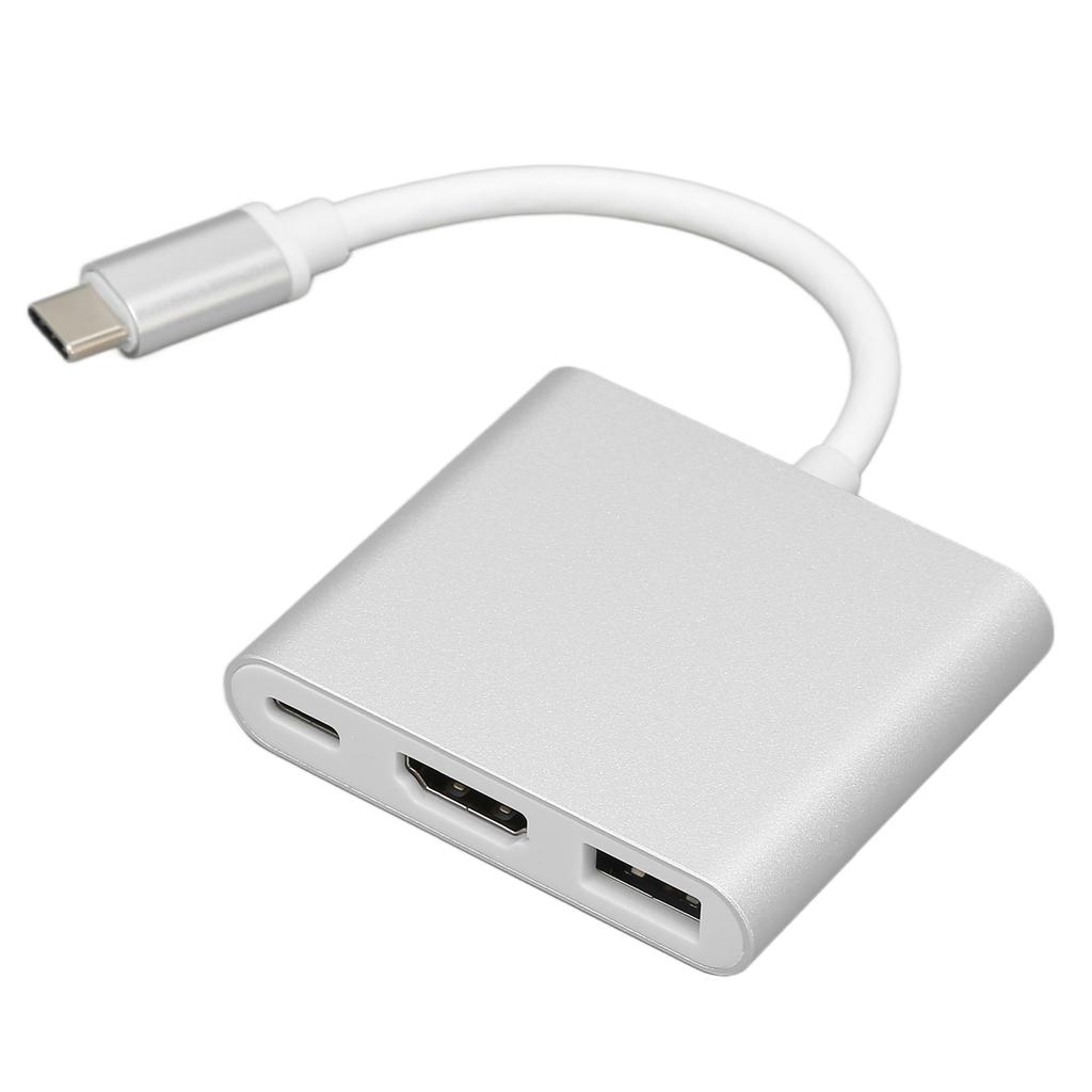 Тип C для мультимедийного интерфейса высокой четкости USB PD адаптер 3 в 1 высокоскоростной HD Wide