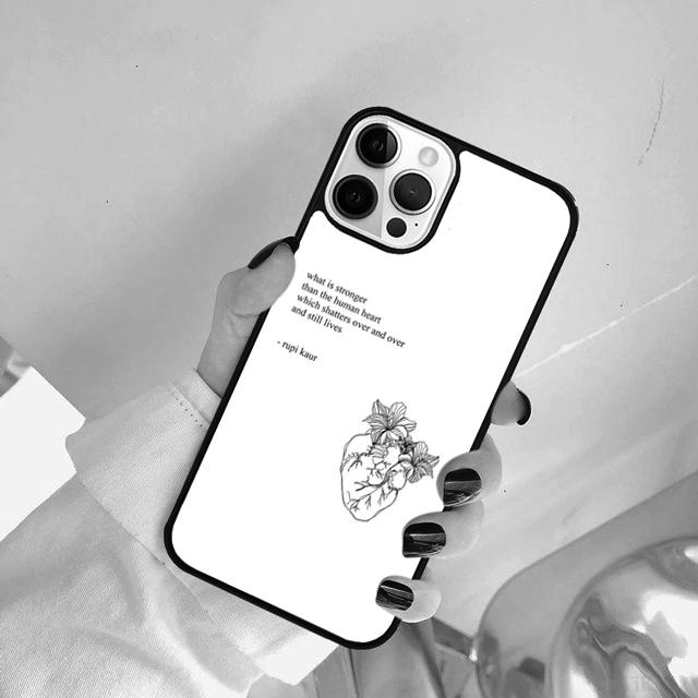 Минималистичная эстетика Цветочный чехол для телефона Для Для iPhone 17 Air 15 Pro MAX 16 Plus 14 12 11 13 coque