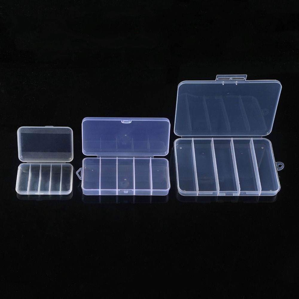 Прозрачная коробка для хранения квадратных мелких предметов, контейнер для горячих ювелирных изделий, бисер, держатель электроинструментов