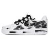 Nike Air Force 1 Нескользящие, Износостойкие, Легкие Низкие Кеды для Скейтбординга Мужские Черно-белые CW2288-111(Команда18-)