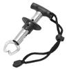 Fish Grip Lip Trigger Lock Gripper Clamp Fish Pliers Grab Stainless Steel Fishing Tool