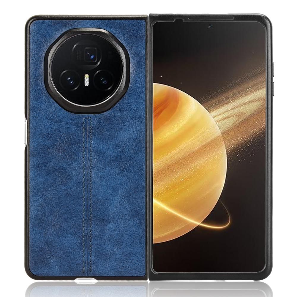 Для Honor Magic V3 5G Чехол Кожа с текстурой коровьей шкуры+PC Чехол для телефона Строчки