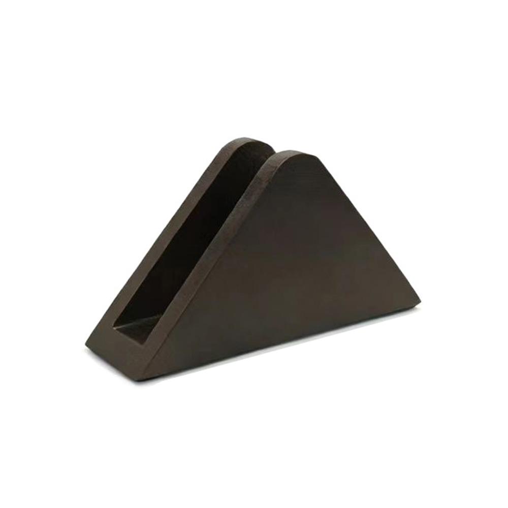 Elegant Wooden Tissue Holder Non-slip Bottom Wood Tissue Dispenser  Commercial Use