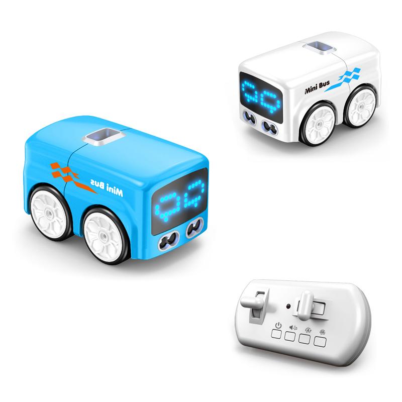 Gesture Induction RC Intelligent Mini Bus Magic Intelligent Remote Control Cartoon Car Senior Smart Electric Vehicle ChildrenToy